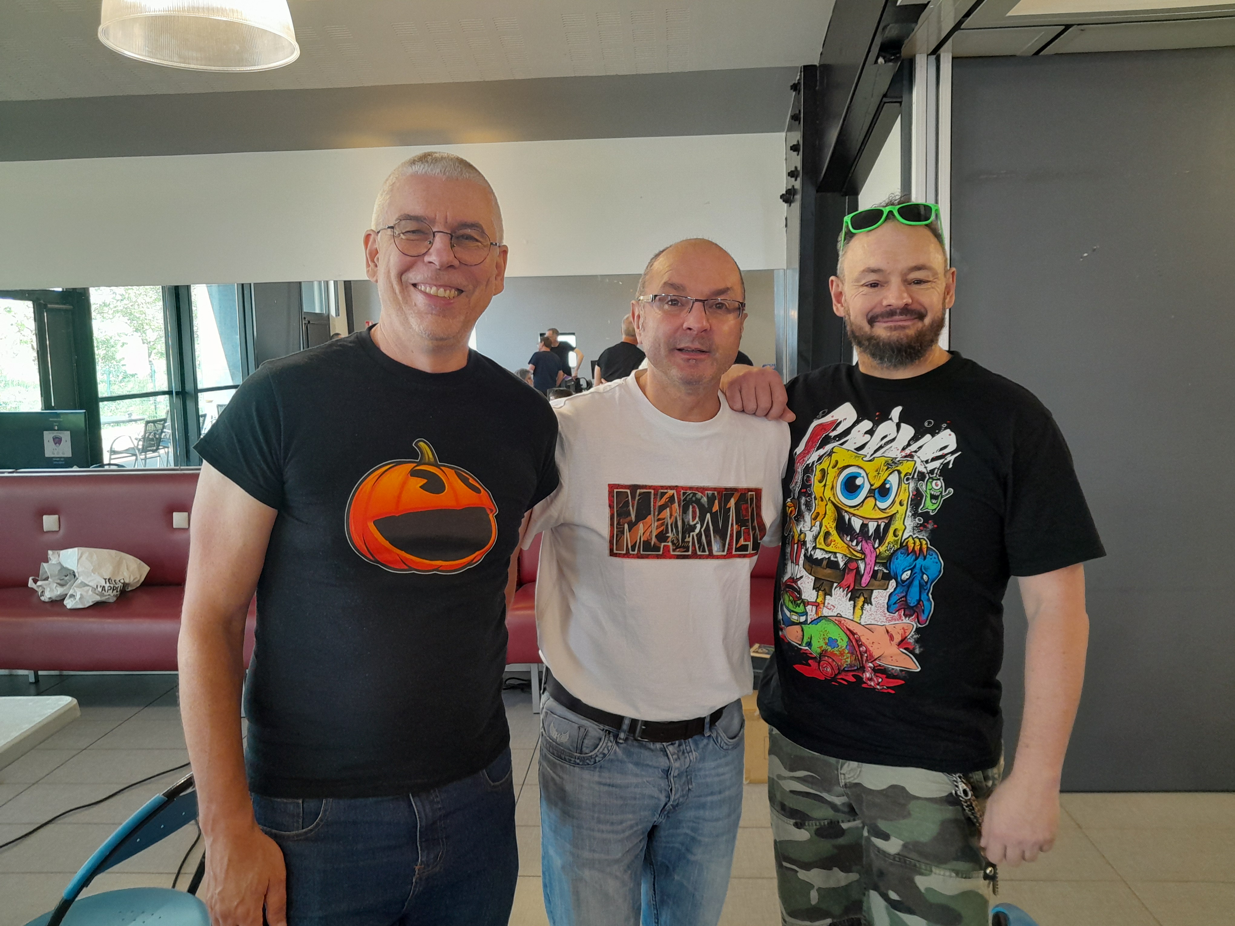 Left to right: Longshot, Rity, Ced.
