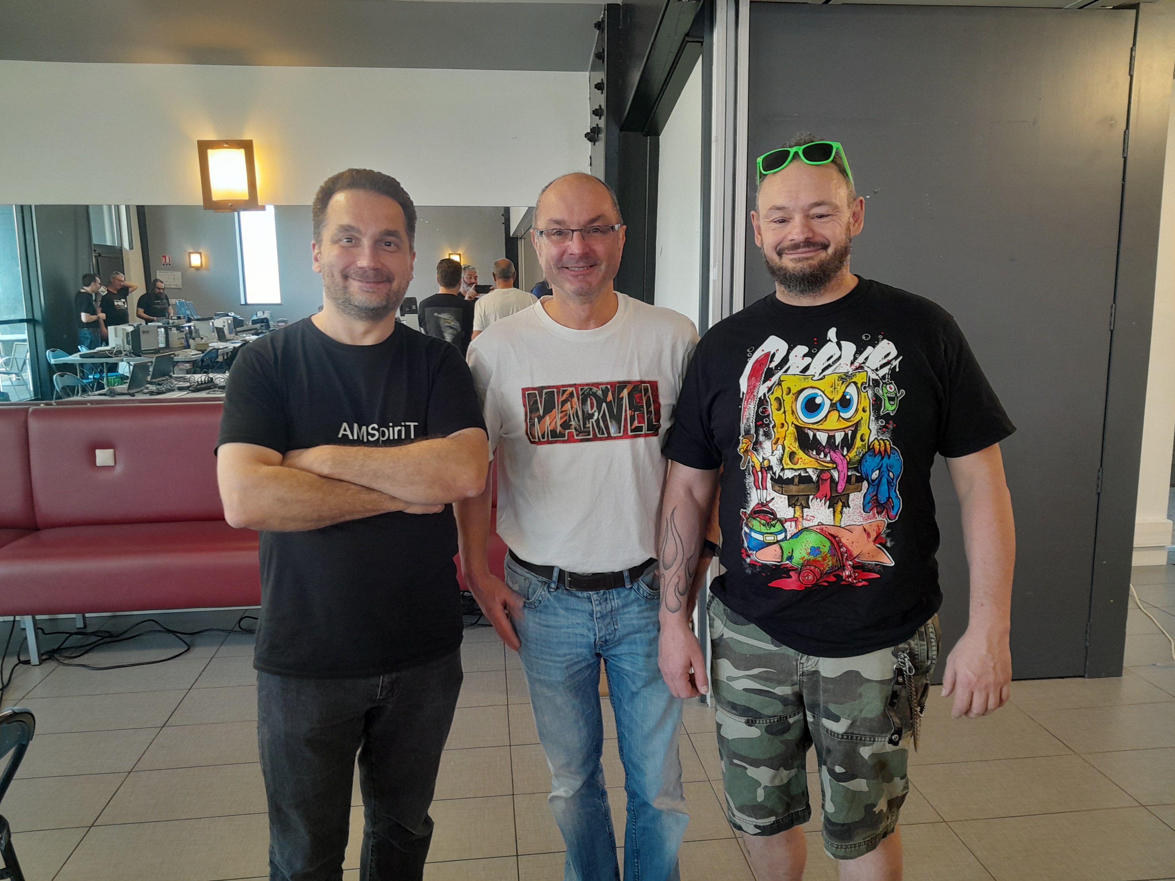 Left to right: Siko, Rity, Ced.