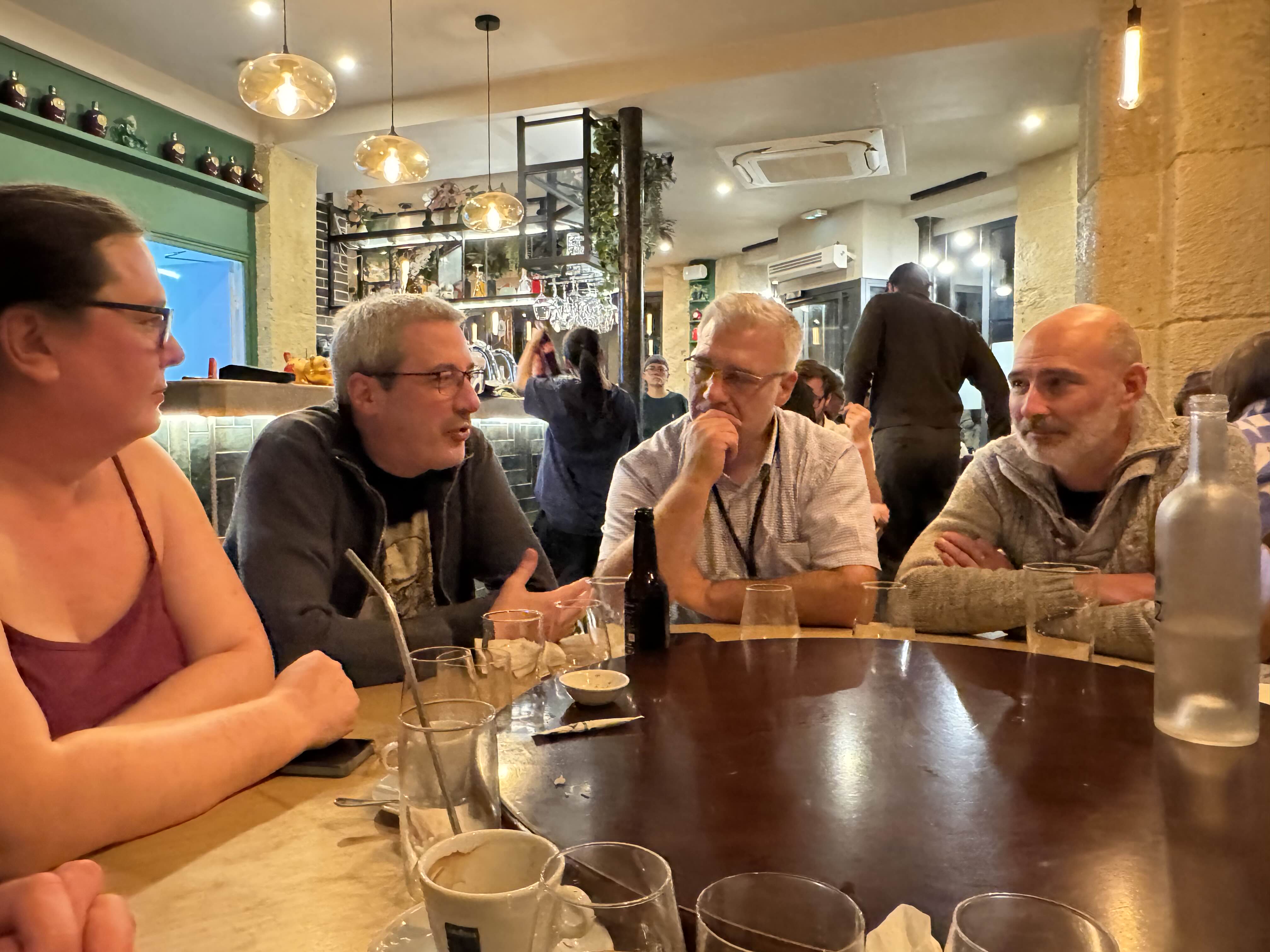 Paris, 11 October 2025 &mdash; left to right: Cheshirecat, Shap, STV, Candy.