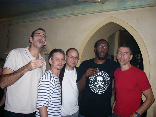 Left to right: Digit, Fred Crazy, Rubi, Slash, Longshot.