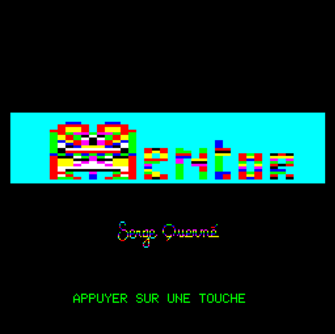 Mentor title screen