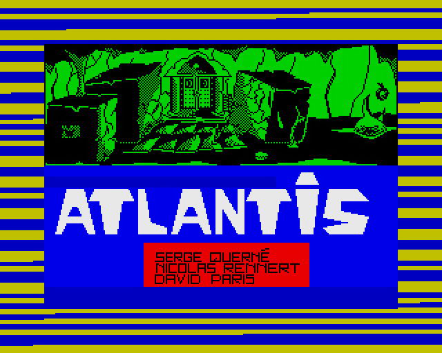 Atlantis, ZX Spectrum version, screen 2